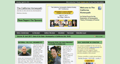 Desktop Screenshot of californiahomeopath.com
